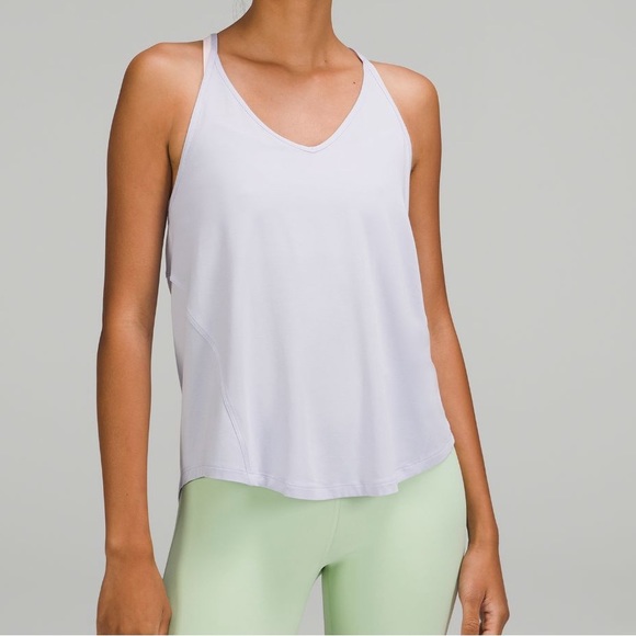 Lululemon Modal Silk Tank Top in Pastel Blue - Picture 2 of 3